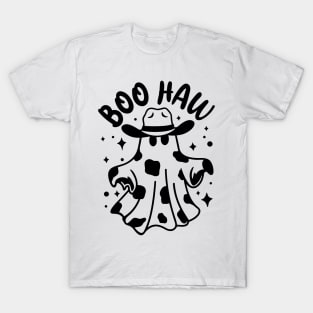 Boo Haw Cowboy Ghost Halloween T-Shirt